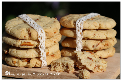 Peanutbutter-Pretzel-Cookies, vegan, Helene Holunder