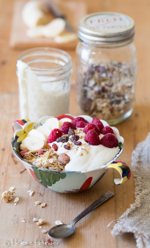 pflanzlicher Joghurt, selbstgemacht, vegan, Helene Holunder 