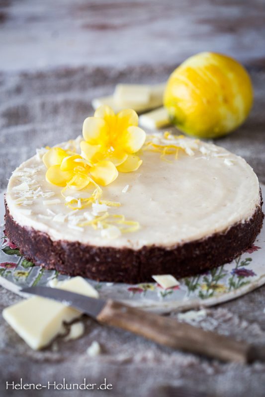 Zum Wochenende: Mein Zitronen Schokoladen Törtchen! - Helene Holunder
