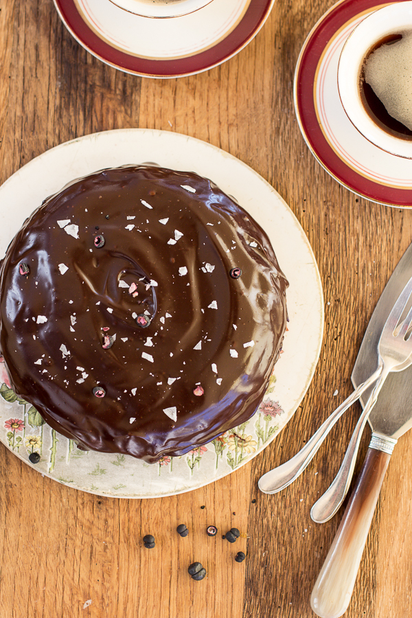 Tasmanian chocolate cake, vegan, Helene Holunder