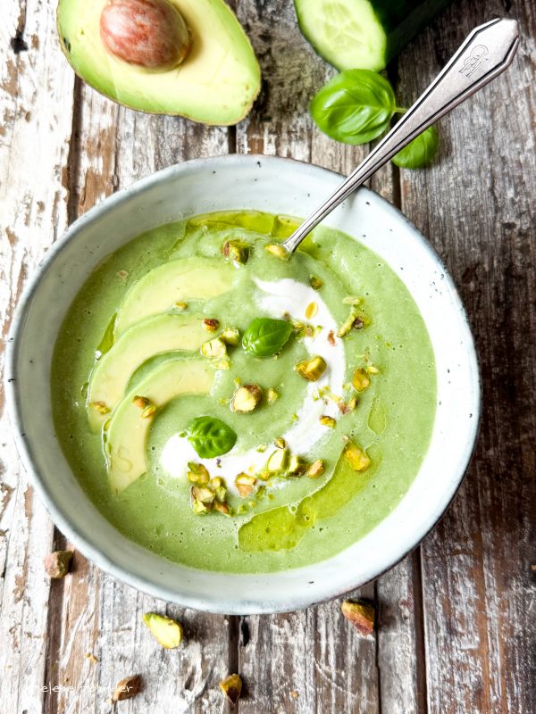 Avocado Gurken Gazpacho, Helene Holunder, vegan